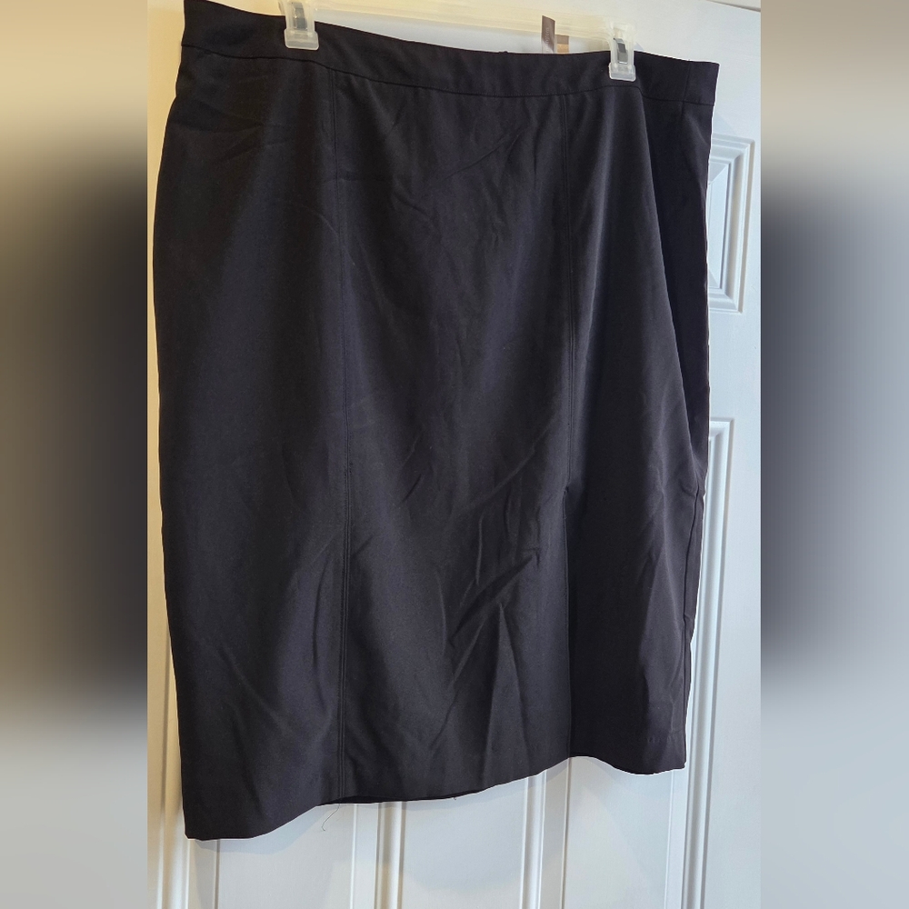 Penningtons Black Midi Pencil Skirt Sz 18